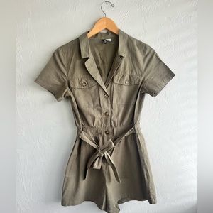 Army Green Romper